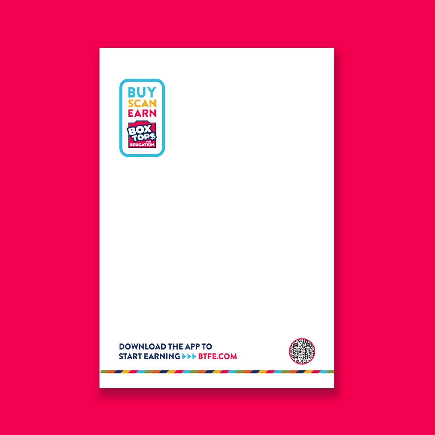 Box Tops for Education 4" x 6" Color Post-it® Notes - 25 Sheets (Set of 10)