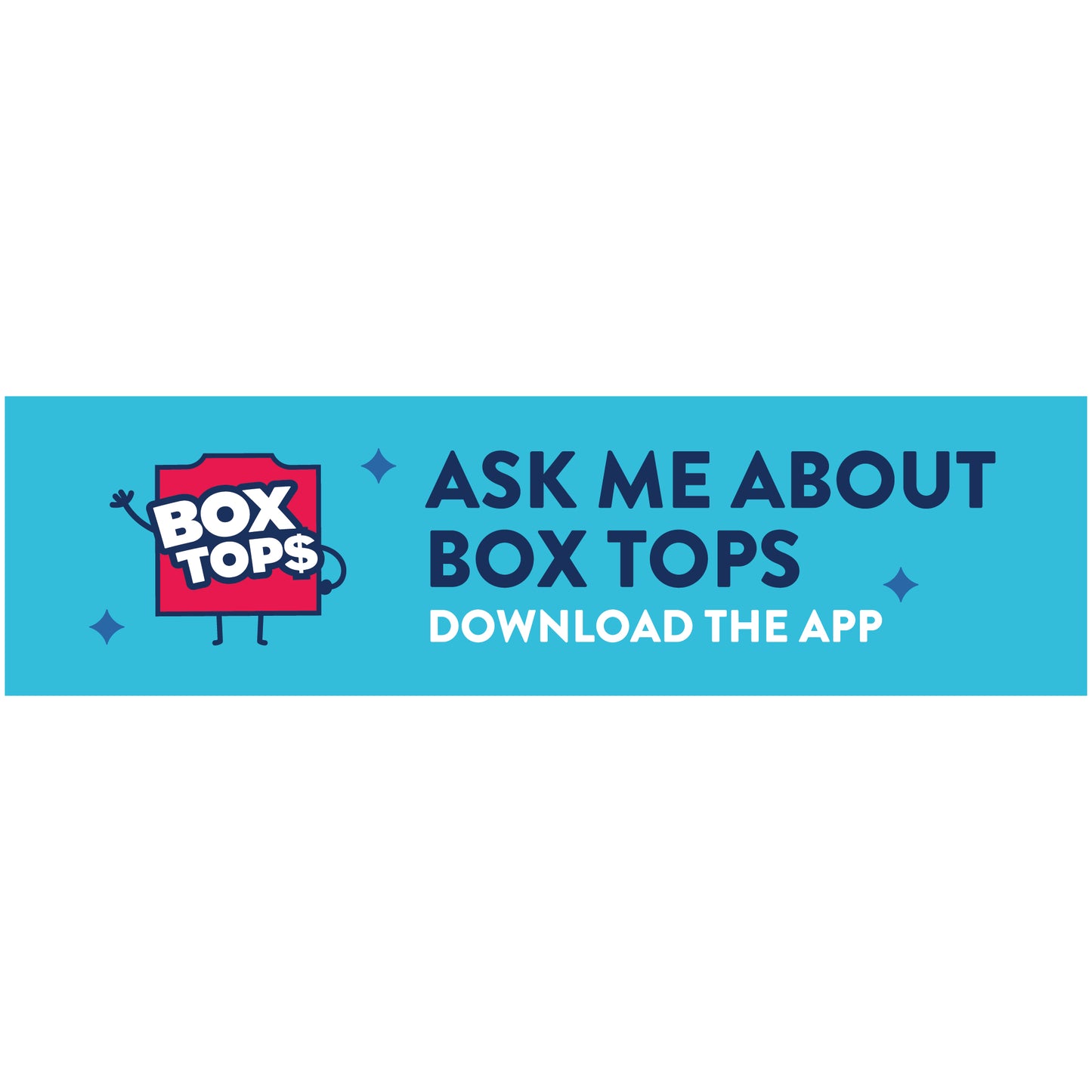 Box Tops for Education Bumper Stickers (Set of 10)