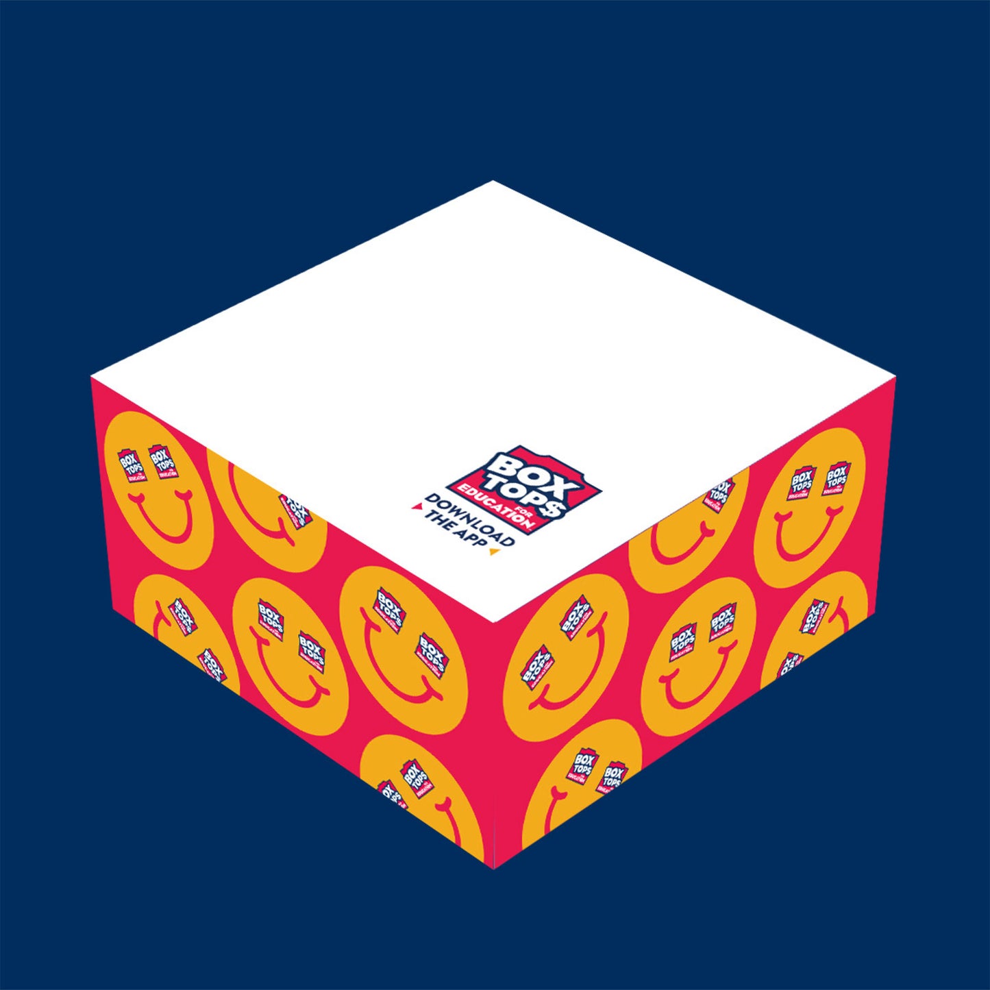 Box Tops for Education Color Post-it® Notes Half Cube