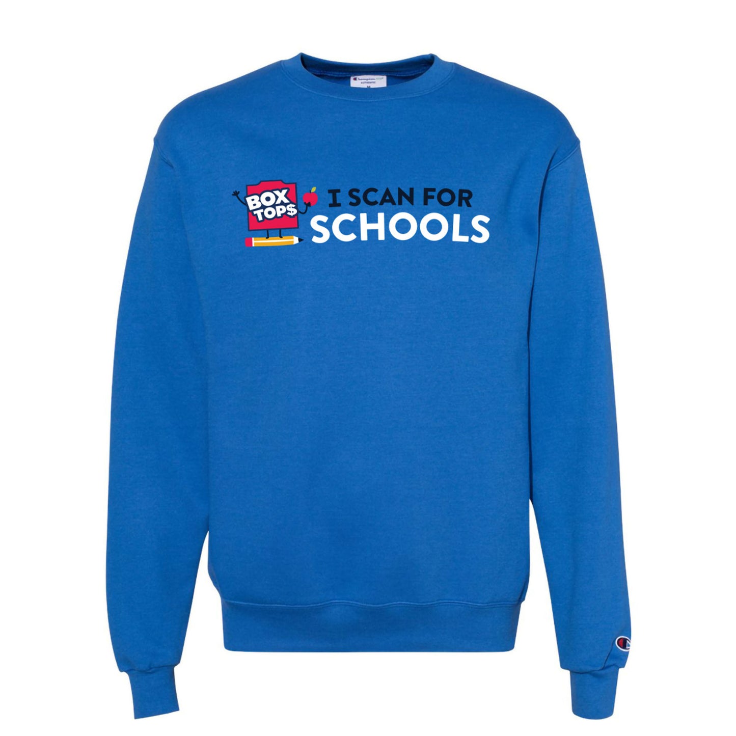 Box Tops for Education Champion® Crewneck Sweatshirt - Royal Blue