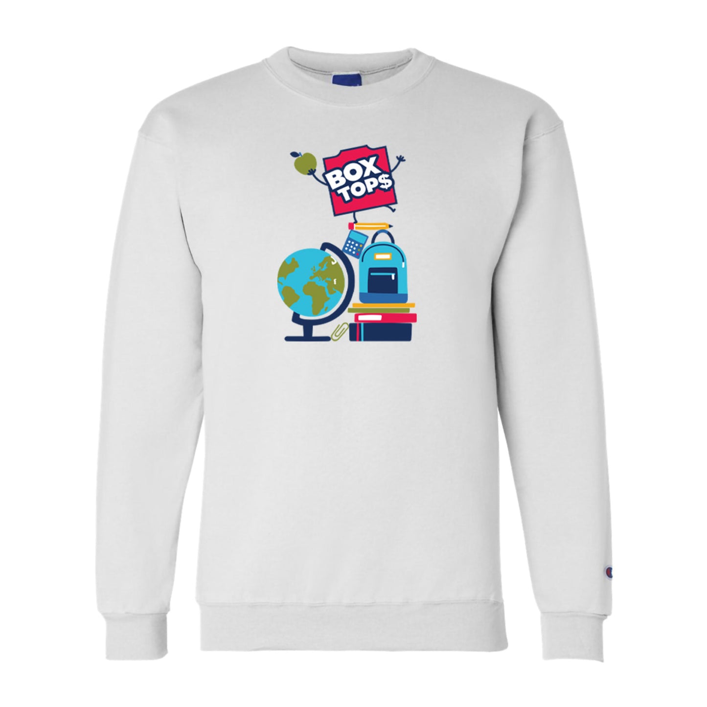 Box Tops for Education Champion® Crewneck Sweatshirt - White