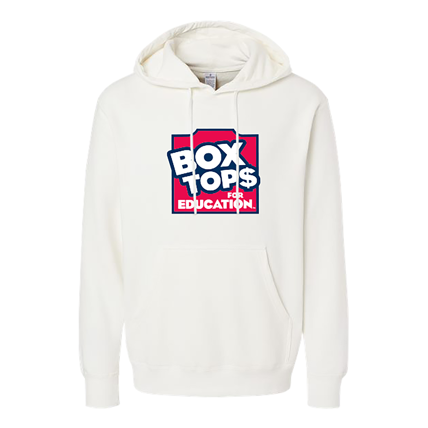 Box Tops for Education Unisex Hooded Sweatshirt - White