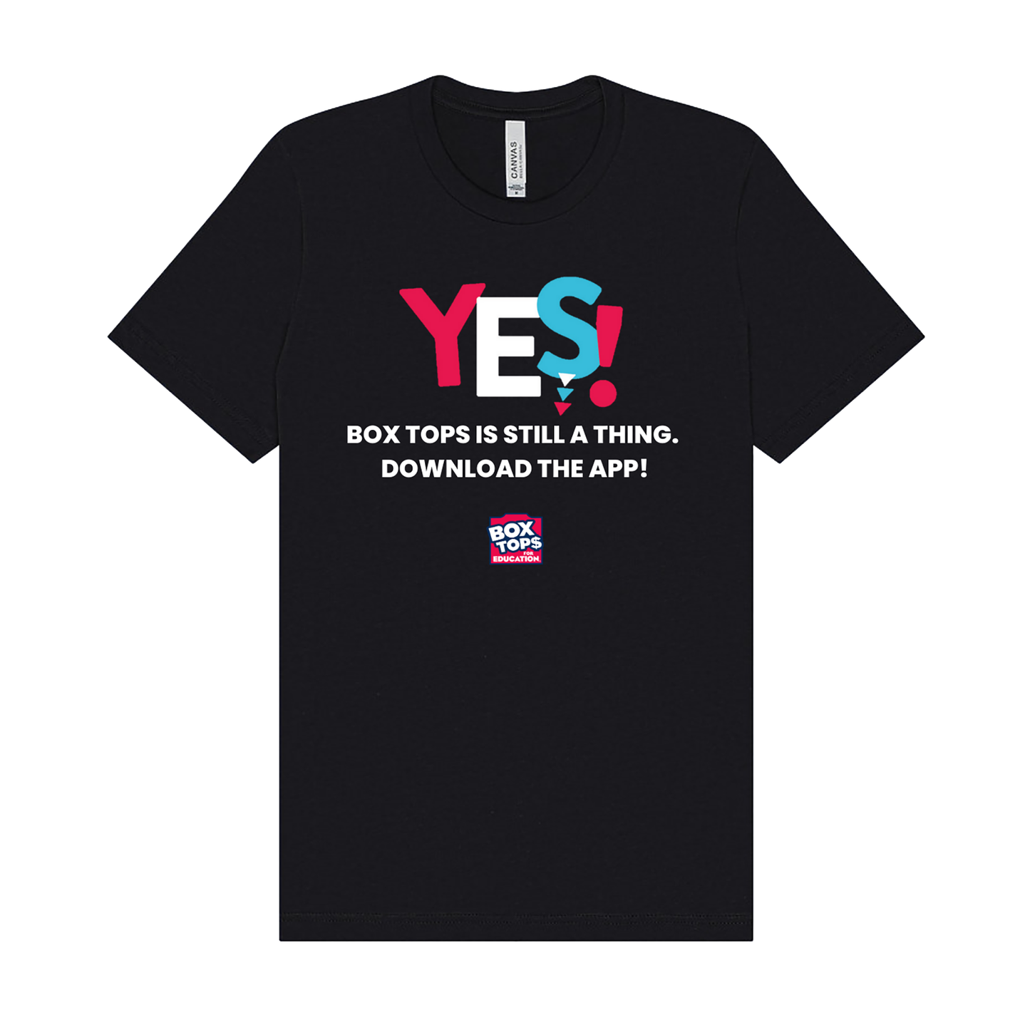 Box Tops for Education Unisex Jersey Short Sleeve Tee - Black