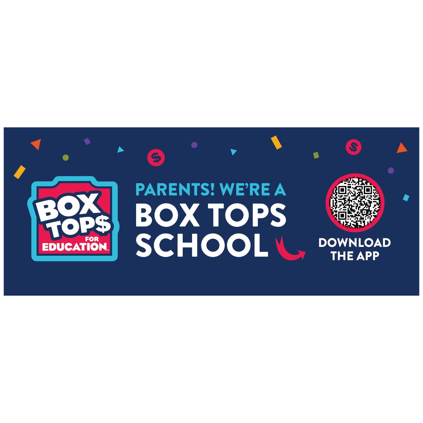Box Tops for Education 3x6 Banner