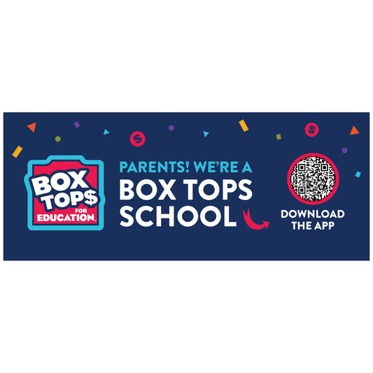 Box Tops for Education 3x6 Banner