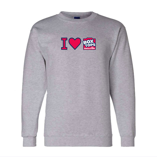 Box Tops for Education Champion® Crewneck Sweatshirt - Light Steel