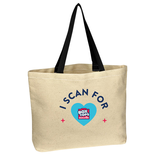 Personalized Box Tops for Education Cotton Canvas Tote Bag