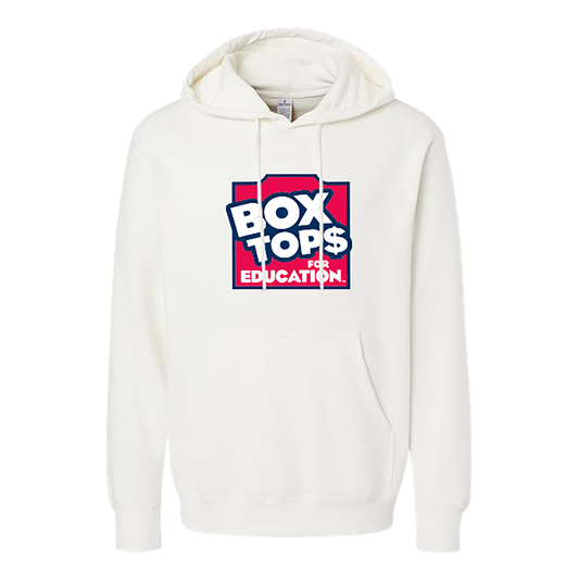 Box Tops for Education Unisex Hooded Sweatshirt - White