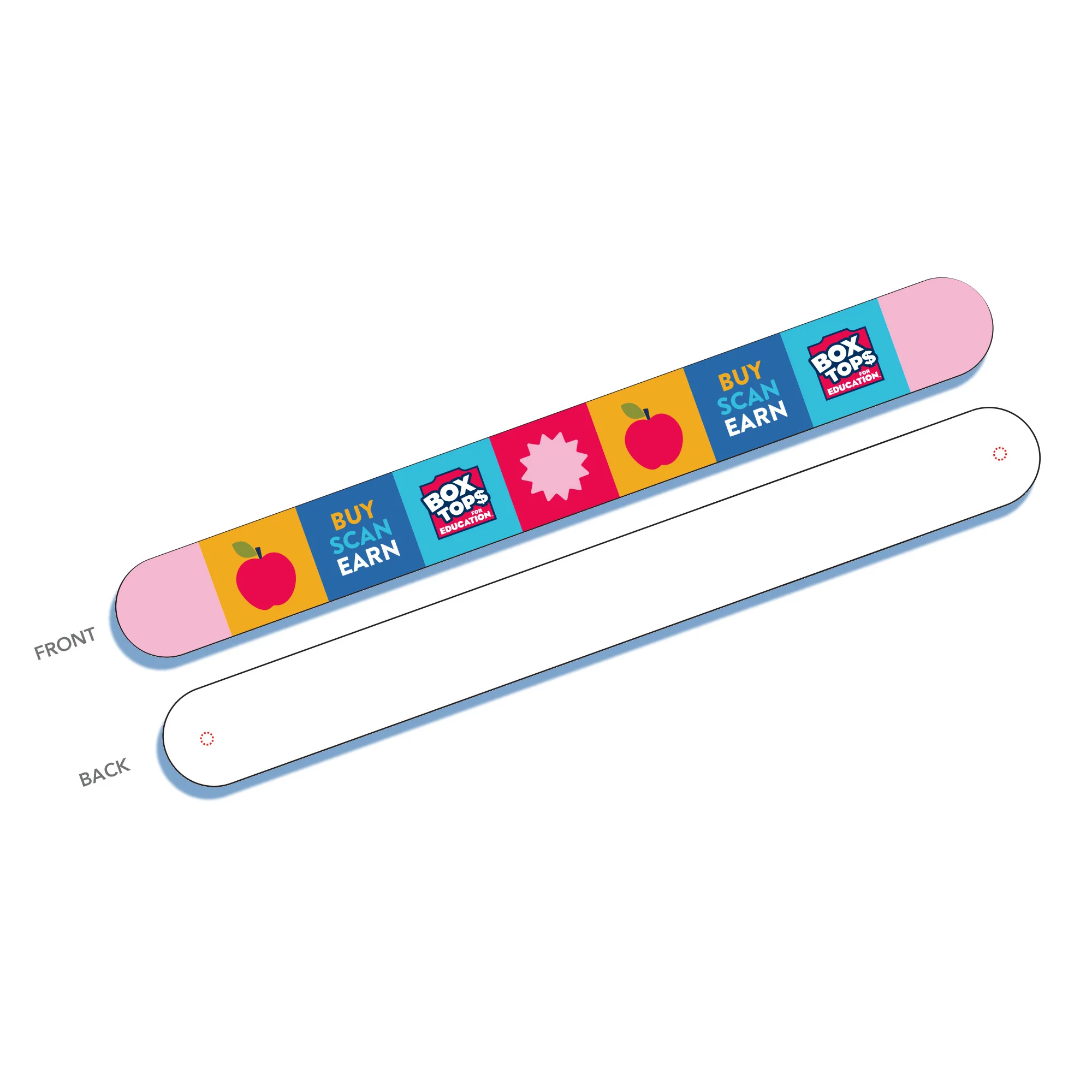 Box Tops for Education Silicone Slap Bracelets (Set of 10)