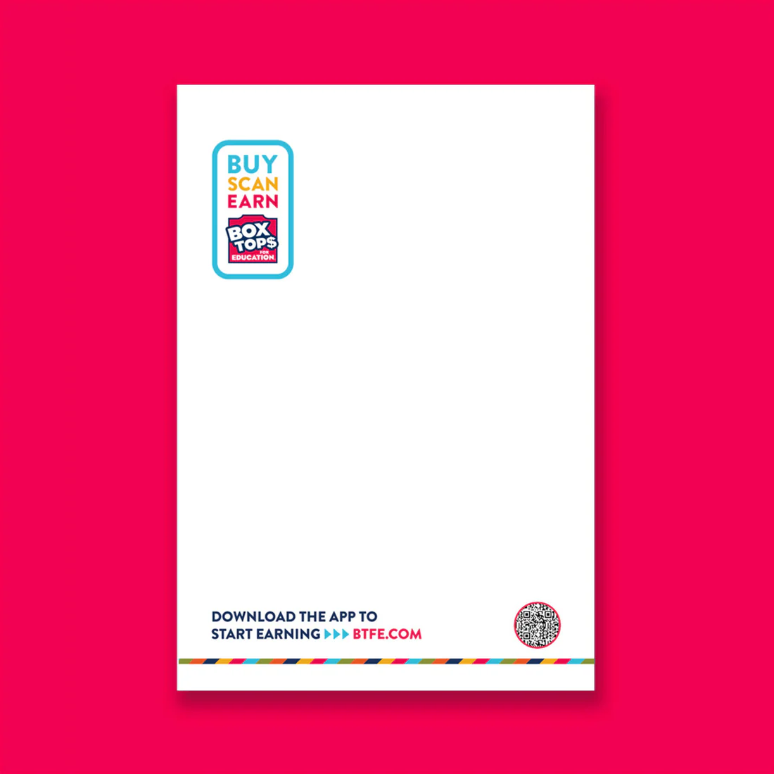 Box Tops for Education 4" x 6" Color Post-it® Notes - 25 Sheets (Set of 10)